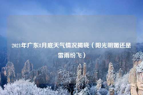 2021年广东8月底天气情况揭晓（阳光明媚还是雷雨纷飞）
